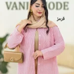 شومیز تترون آستین دکمه خور کد g998