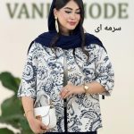 شومیز ترنج آستین گت دار کد g999