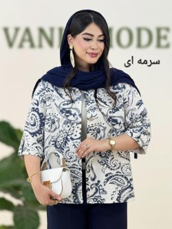 شومیز ترنج آستین گت دار کد g999