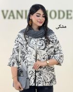 شومیز ترنج آستین گت دار کد g999 (3)