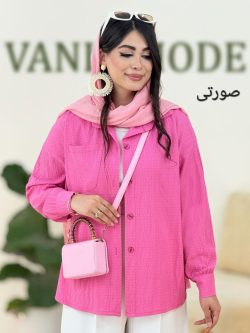 شومیز جیب دار اطلس کد h4