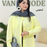 شومیز جیب دار اطلس کد h4