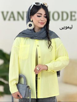 شومیز جیب دار اطلس کد h4