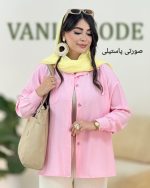 شومیز جیب دار اطلس کد h4 (5)