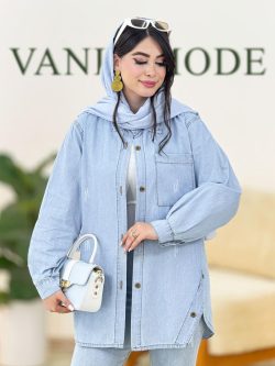 شومیز جین کاغذی کد g919