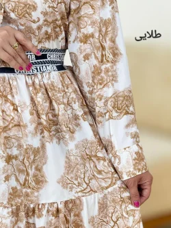 شومیز دامن بوگاتی کد g989