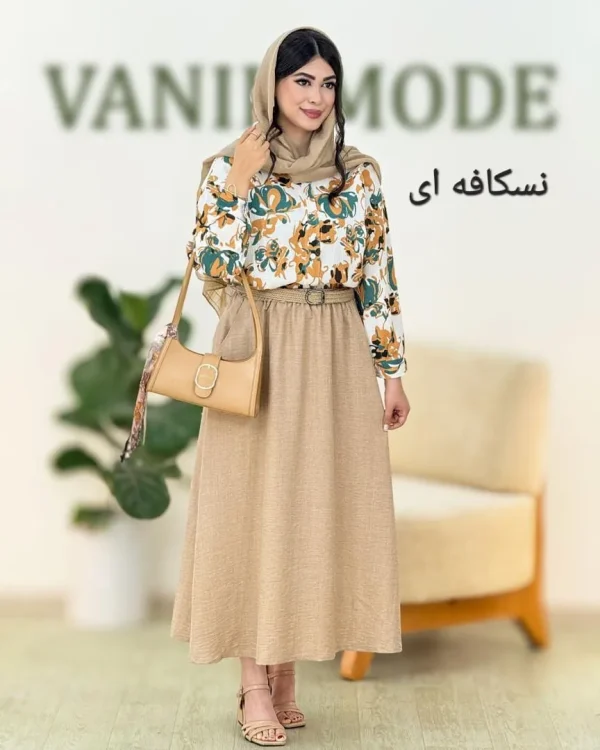 شومیز دامن کریشه کد g964