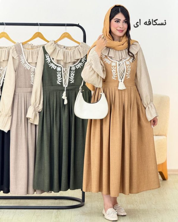 شومیز سارافون پیلی دار کد g962