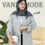 شومیز لینن راه راه کد g995