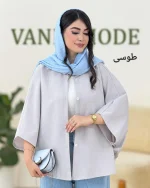 شومیز پانچ آستین پاکتی کد g943 (2)_2