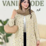 شومیز کریشه گل گچی کد g961