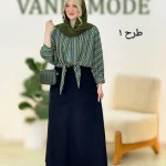 شومیز گره دار دامن پشت کش کد g850