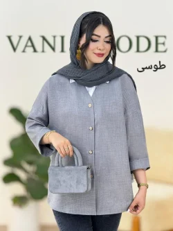 شومیز یقه هفت برشکا کد g887