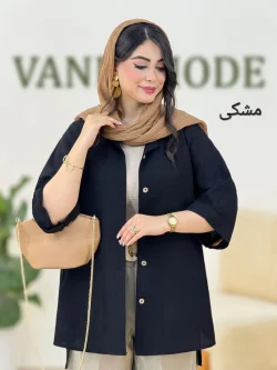 مانتو اسلپ آستین پاکتی کد g846