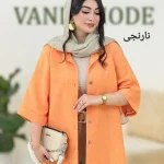 مانتو اسلپ آستین پاکتی کد g846