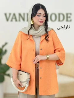مانتو اسلپ آستین پاکتی کد g846