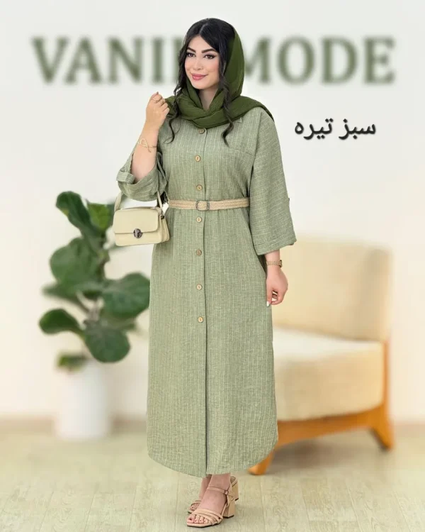 پیراهن دیپلمات آستین گت دار کد g963