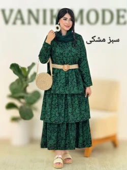 پیراهن ساحلی طبقه ای کد g992
