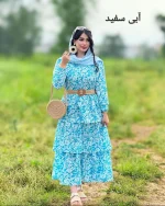 پیراهن ساحلی طبقه ای کد g992 (3)_1