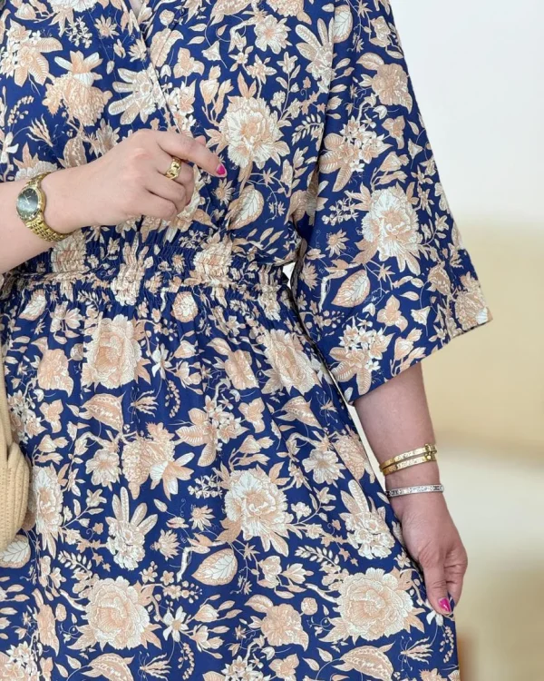 پیراهن ساحلی چین دار کد h2
