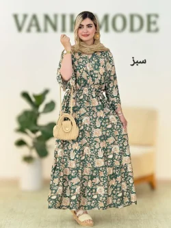 پیراهن ساحلی چین دار کد h2