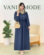پیراهن سه دکمه یقه گرد کد g878 06