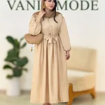 پیراهن سه دکمه یقه گرد کد g878