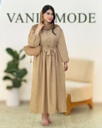 پیراهن سه دکمه یقه گرد کد g878
