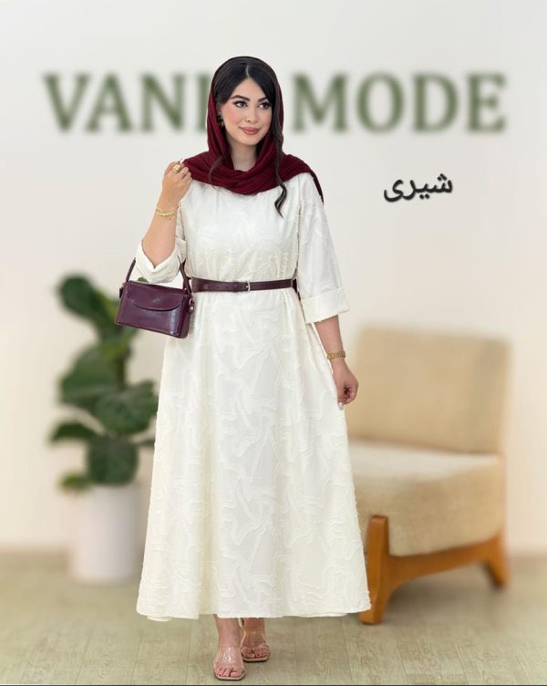 پیراهن پتینه آستین پاکتی کد g904