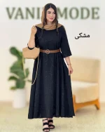 پیراهن پتینه آستین پاکتی کد g904 (1)_1