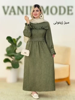 پیراهن گیپور یقه گرد کد g882