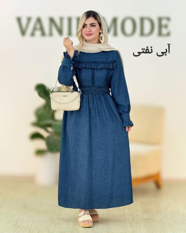 پیراهن گیپور یقه گرد کد g882