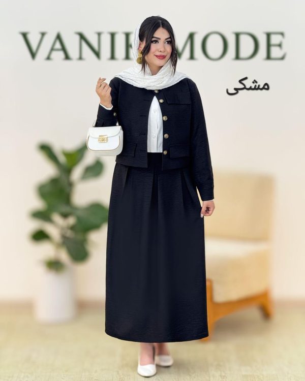 کت دامن مجلسی بهاری کد g918