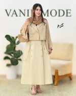 کت دامن کوک دوزی جلو دکمه دار کد g799 (6)