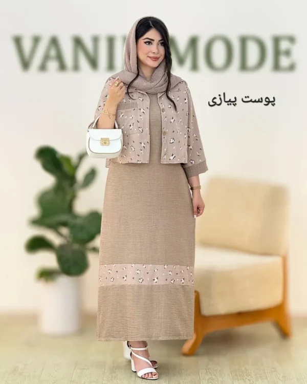 کت سارافون کوک دوزی گل گچی کد g965