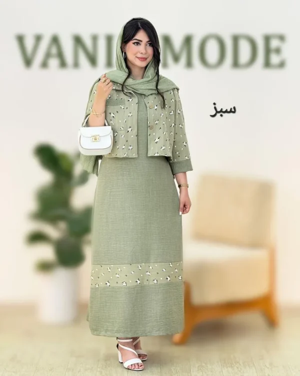 کت سارافون کوک دوزی گل گچی کد g965