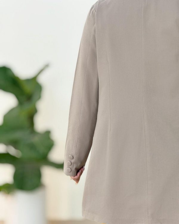 کت شلوار بلیزر لینن کد g865