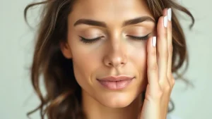 یوگای صورت برای چروک دور چشم
