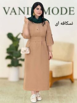 کفتان لینن یقه نامتقارن کد h5