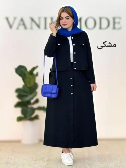 ست کراپ کت و دامن لینن کد h74