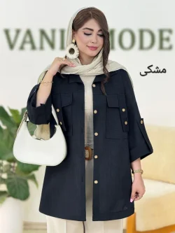 شومیز اسلپ آستین گت دار کد h38