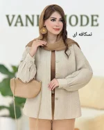 شومیز بغل دکمه دار کوکدوزی کد h59 (1)_12