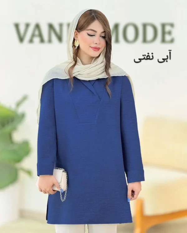 شومیز بغل چاکدار شانتون صوفیا کد g772