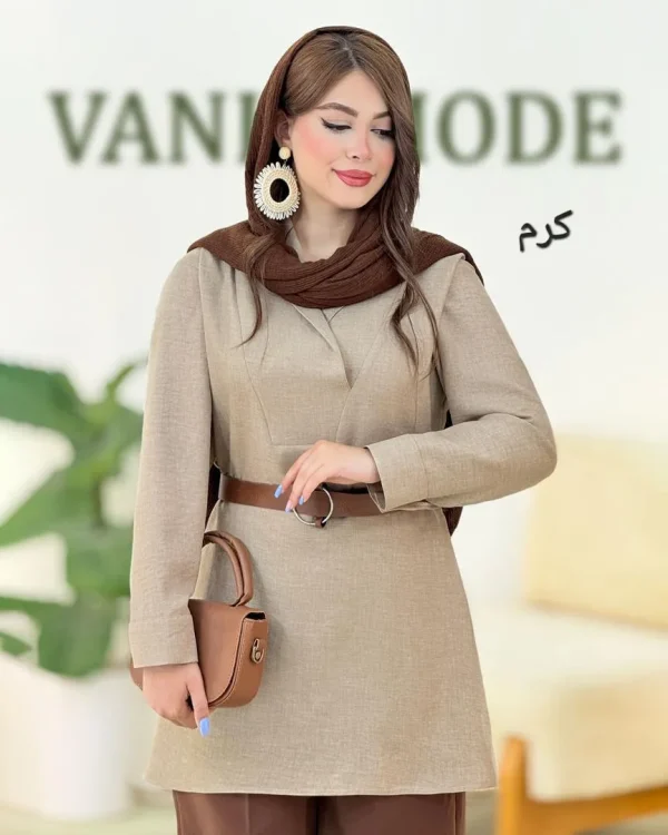 شومیز بغل چاکدار شانتون صوفیا کد g772