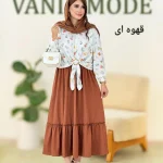 شومیز دامن آستین مچ دار کمر کش کد h70
