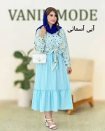 شومیز دامن آستین مچ دار کمر کش کد h70 (7)_19