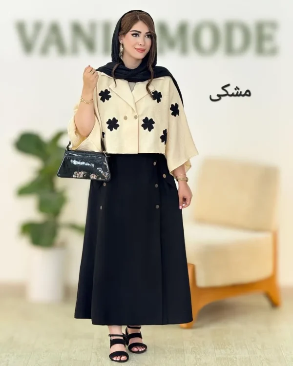 شومیز دامن یقه انگلیسی کد h69
