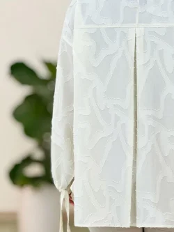 شومیز دکمه دار پتینه کد h33
