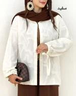 شومیز دکمه دار پتینه کد h33 (3)_1