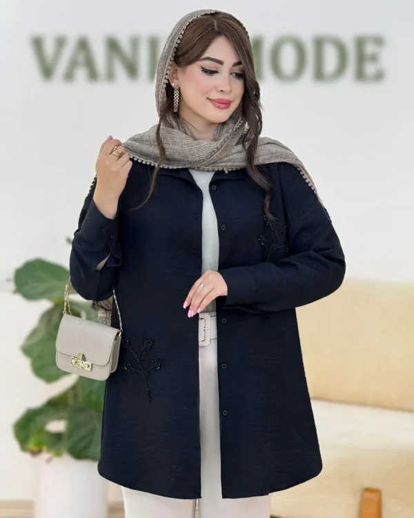 شومیز سنگدوزی شانتون صوفیا کد g899